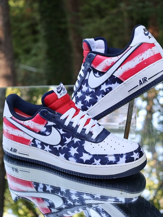 Nike Other - Nike Air Force 1 Low Independence Day Custom Size 15